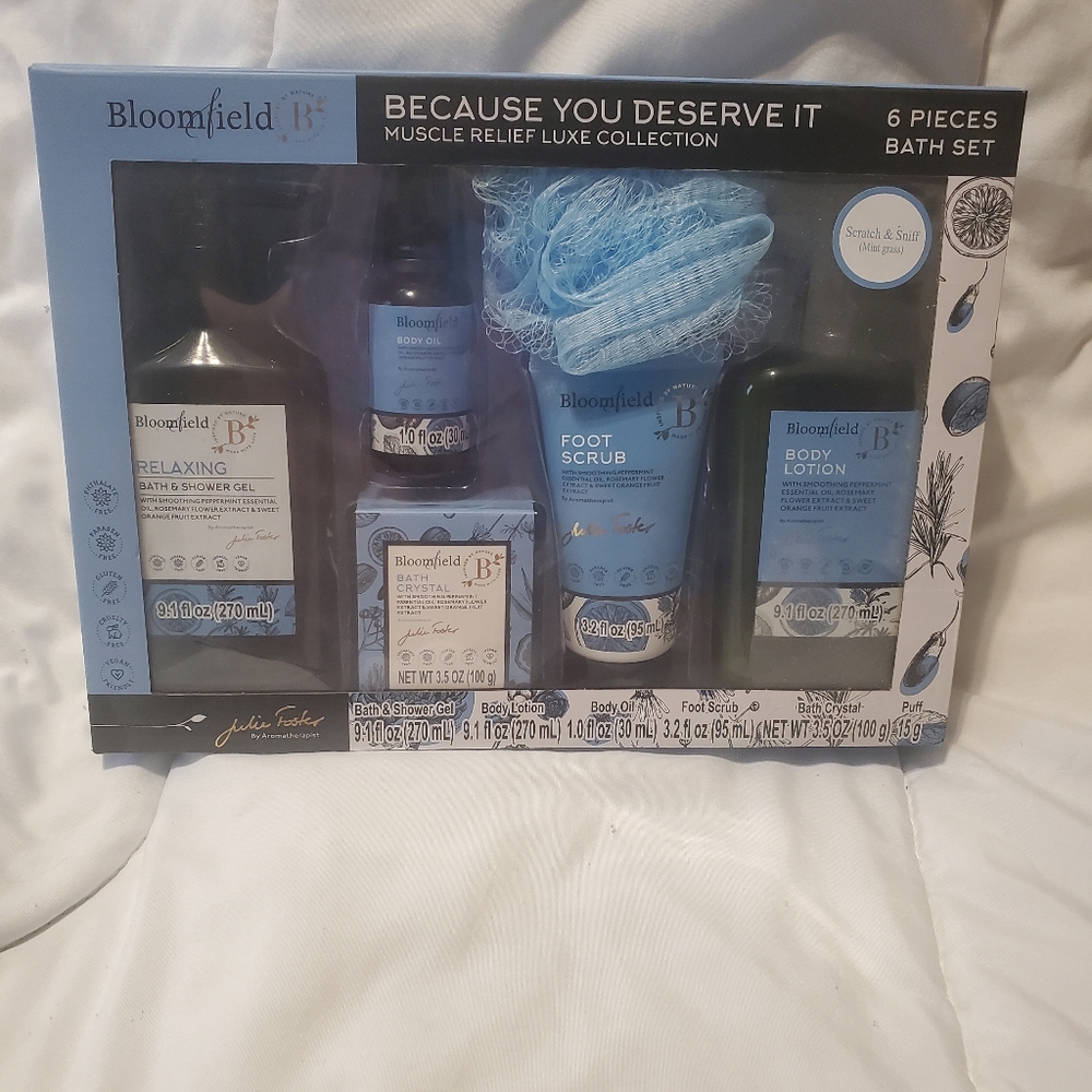 6 piece bath set
